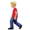Person Walking - Medium Light emoji on Apple